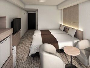 Down duvets, blackout curtains, iron/ironing board, free WiFi - Daiwa Roynet Hotel Tokyo Osaki (Tokyo)