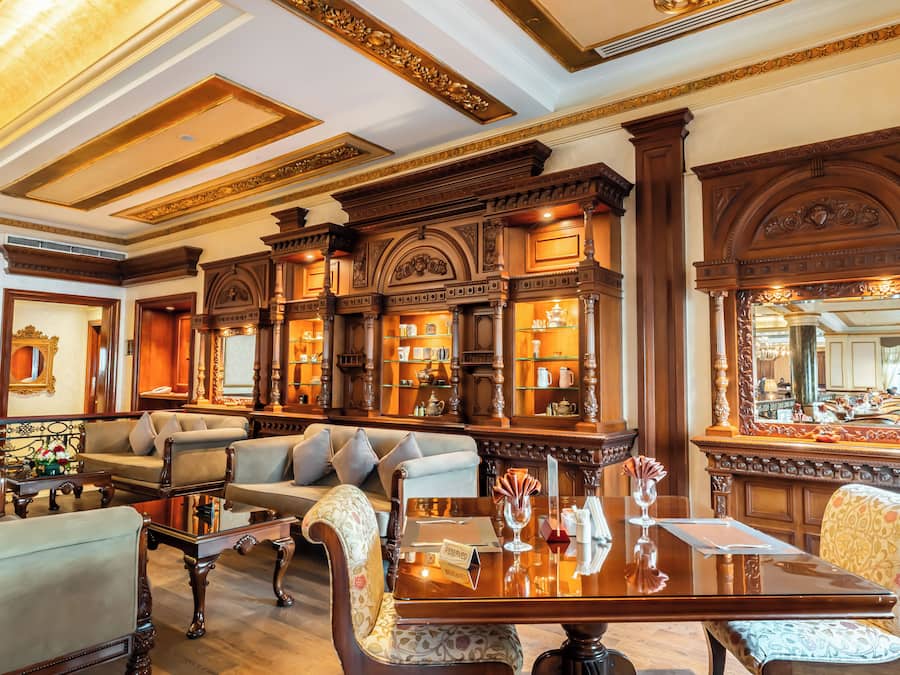 Sala de estar en el lobby