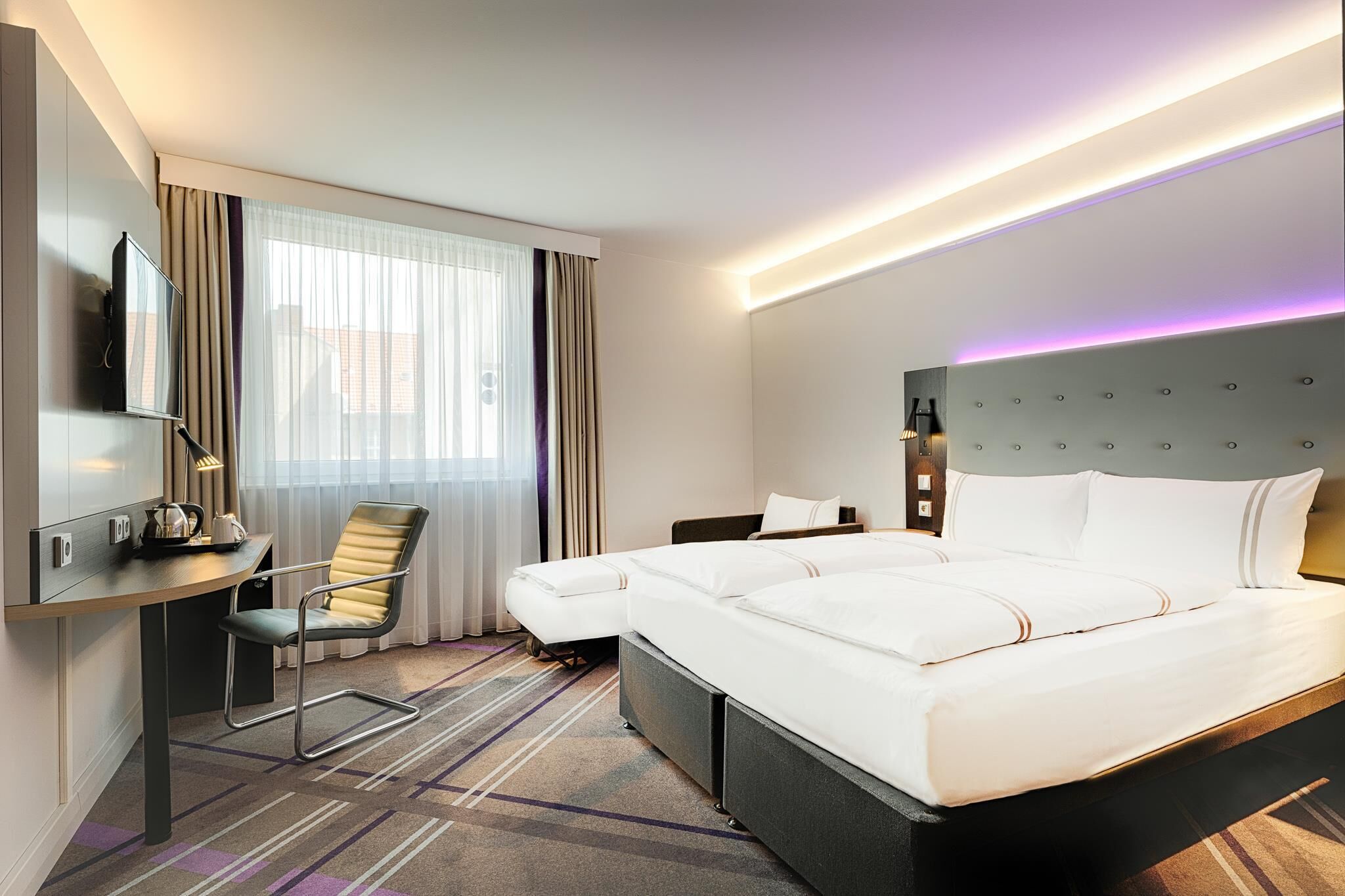 スタンダード トリプルルーム | 遮光カーテン、防音設備、アイロン / アイロン台、WiFi (無料)