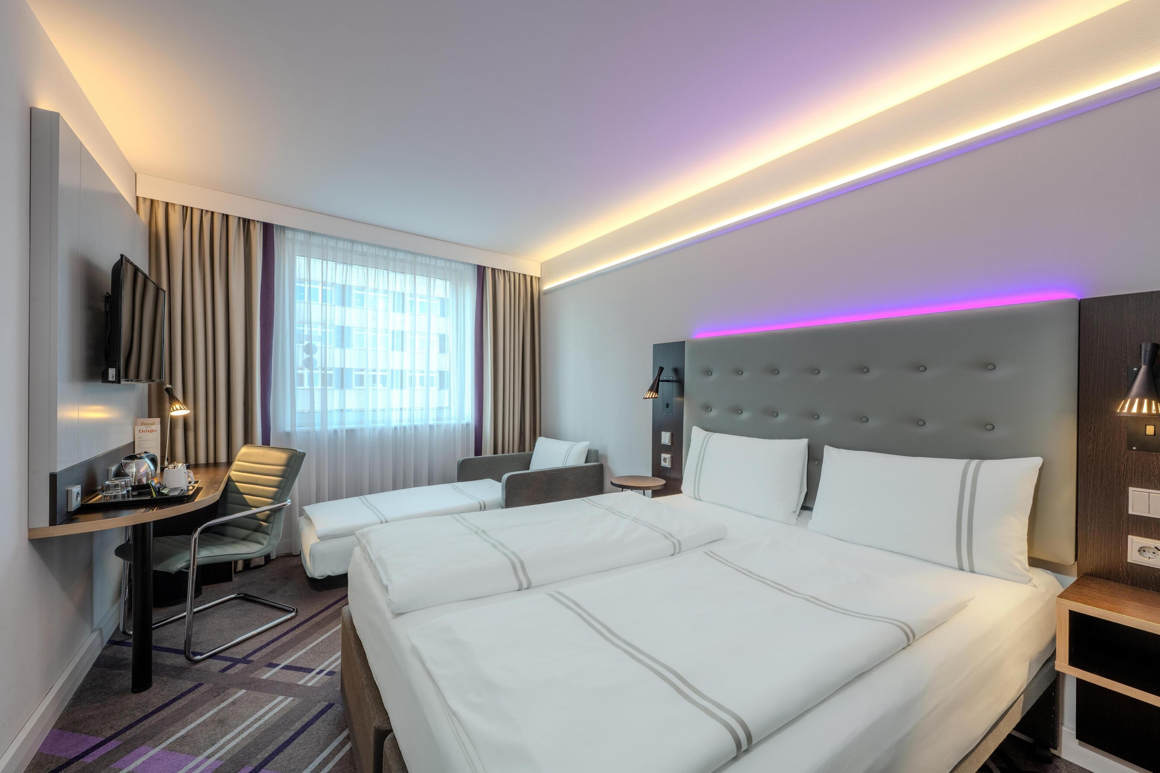 Chambre triple Standard | Rideaux d’obscurcissement, système d’insonorisation