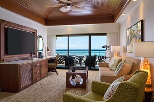 Suite, 1 King Bed with Sofa bed, Oceanfront | Egyptian cotton sheets, premium bedding, down comforters, in-room safe