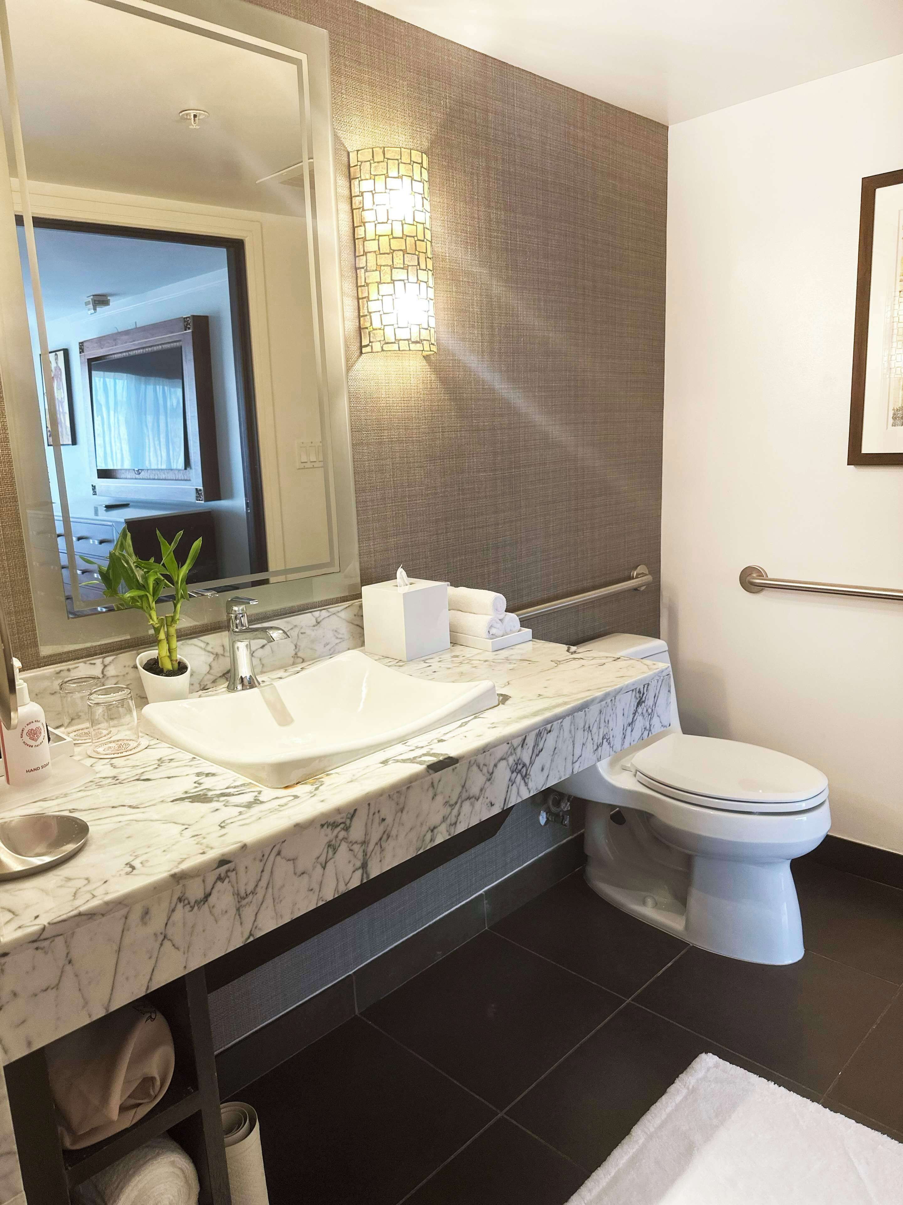 suite, 1 bedroom, ocean view (mobility) | accessible bathroom
