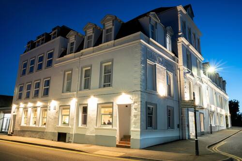 Front of property - evening/night