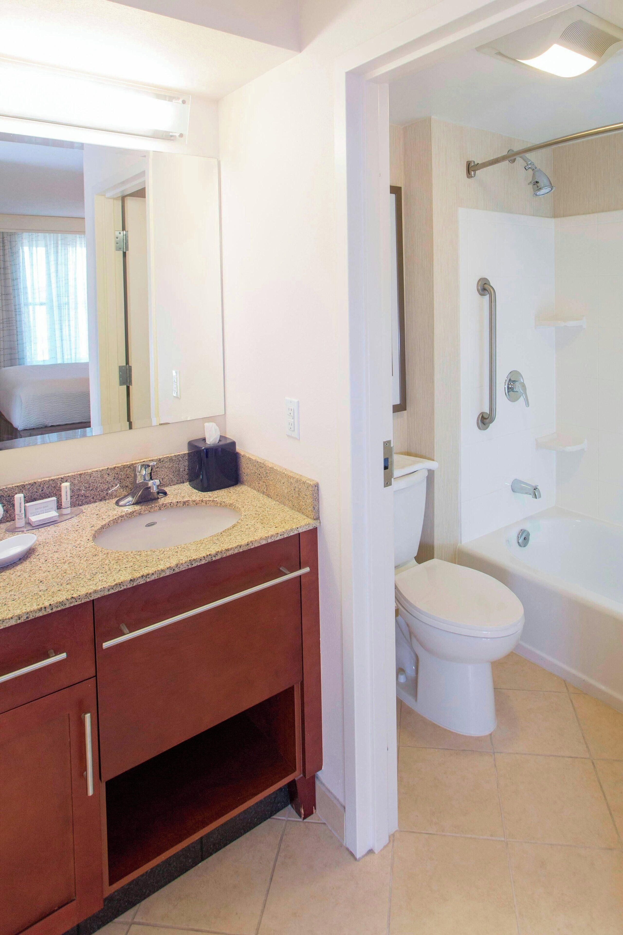 free toiletries, hair dryer, towels