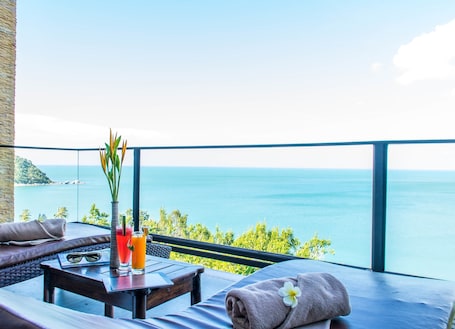 Deluxe Jacuzzi Grande, Sea View | View from room. Panviman Resort, Koh Phangan