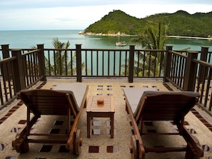 Deluxe Hotel, Sea View | View from room - Panviman Resort, Koh Phangan (Ko Pha-ngan)