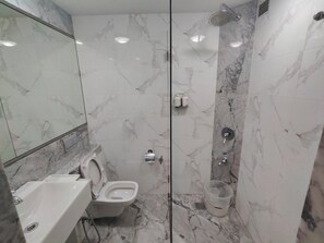 Shower, rainfall showerhead, free toiletries, hair dryer - Regency Hotel Mumbai (Mumbai)