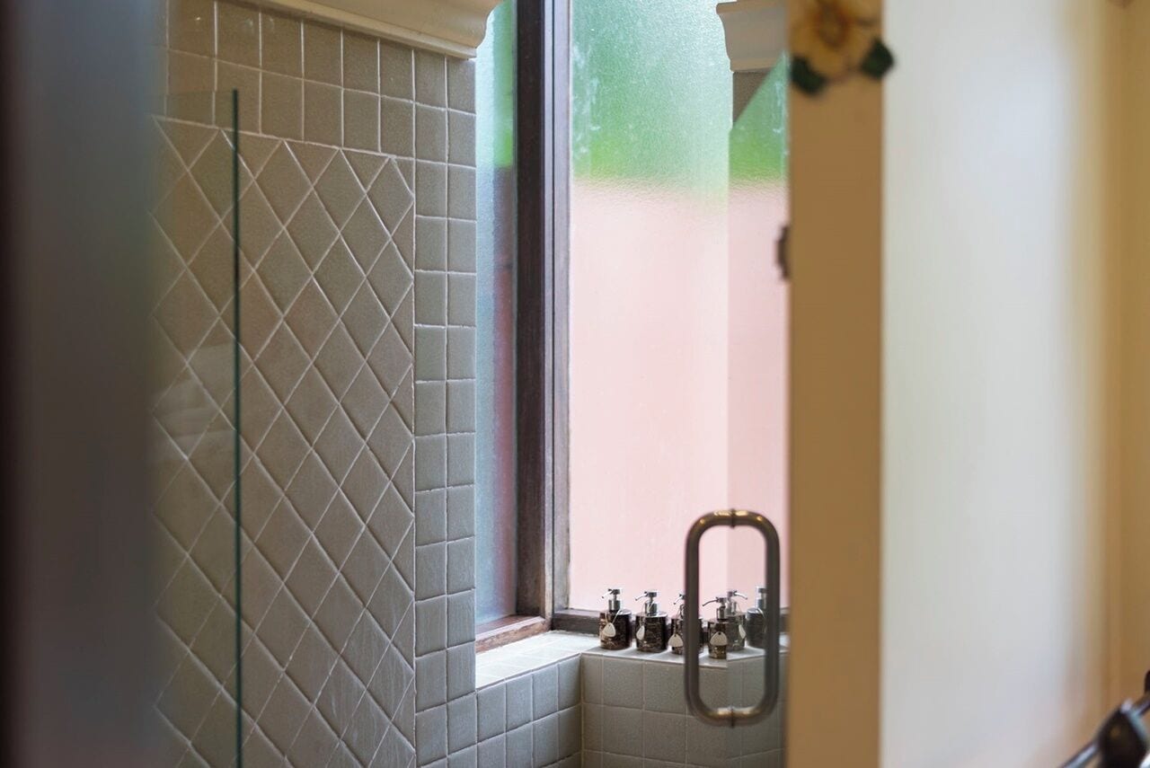 viman pool villa | bathroom | free toiletries, hair dryer, bathrobes, slippers