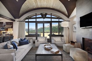 Five Bedroom Penthouse | Living area | LED TV - Lumiere by Dunton (Telluride)