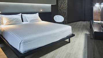 Minibar, in-room safe, desk, blackout curtains
