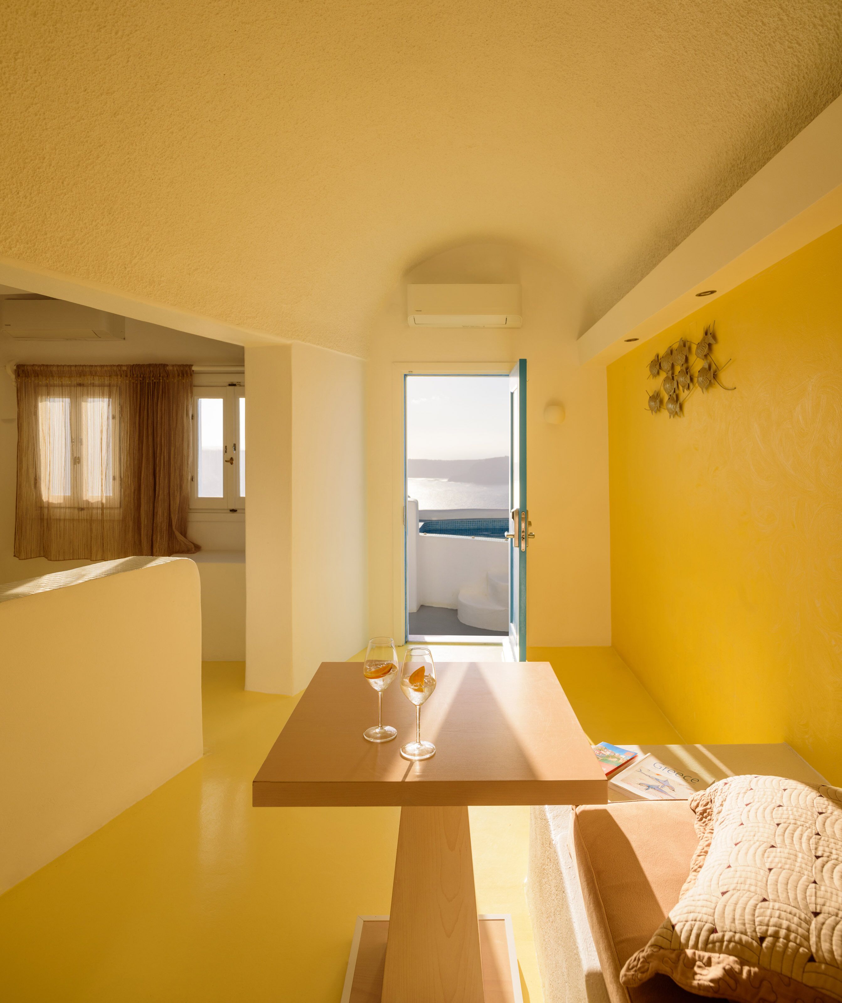 luxury suite, jetted tub, sea view (abyssanto caldera sea and sunset view) | 1 bedroom, egyptian cotton sheets, premium bedding, select comfort beds