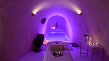 Salas para tratamentos a dois, tratamentos corporais, hidroterapia