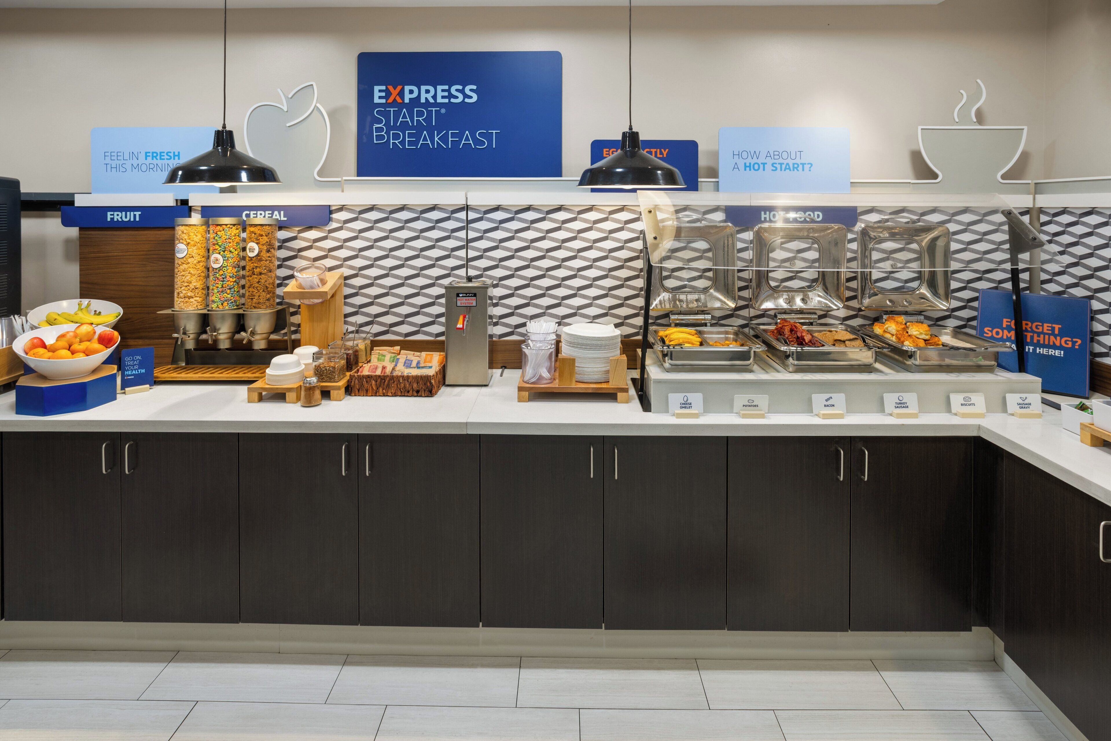 Gratis frukostbuffé varje dag 