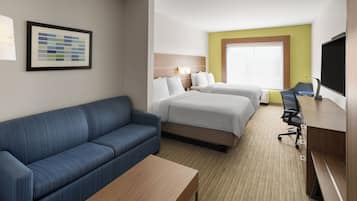 Suite, Multiple Beds | In-room safe, desk, blackout drapes, iron/ironing board