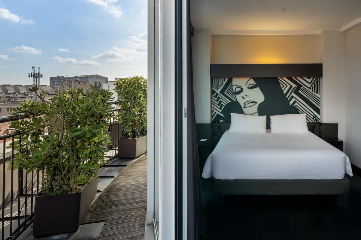 Kamar Premium, 1 Tempat Tidur King, balkon | 1 kamar tidur, seprai katun Mesir, dan seprai premium