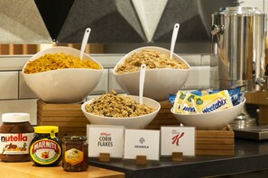 Daily buffet breakfast for a fee