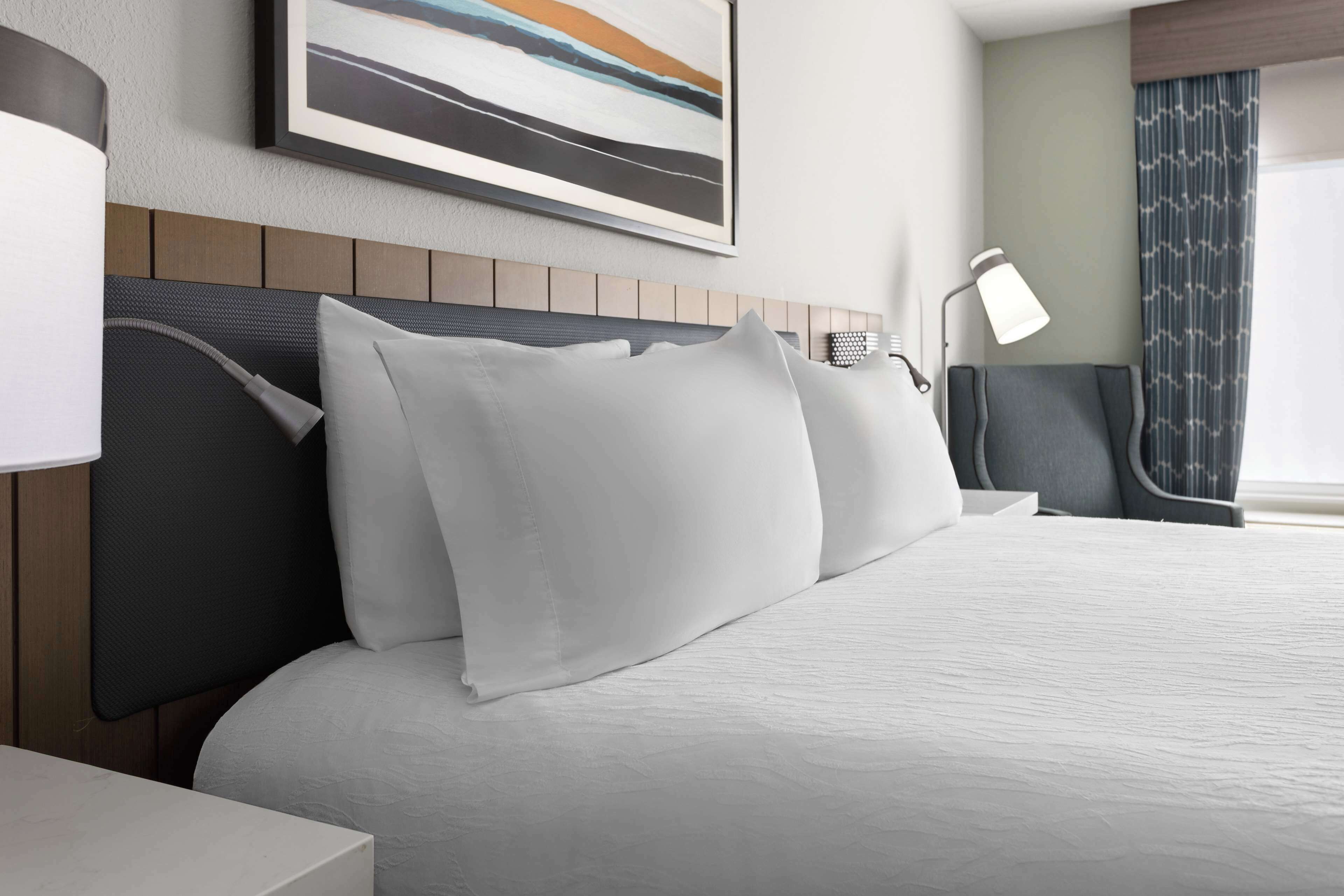 premium bedding, down duvets, select comfort beds, desk