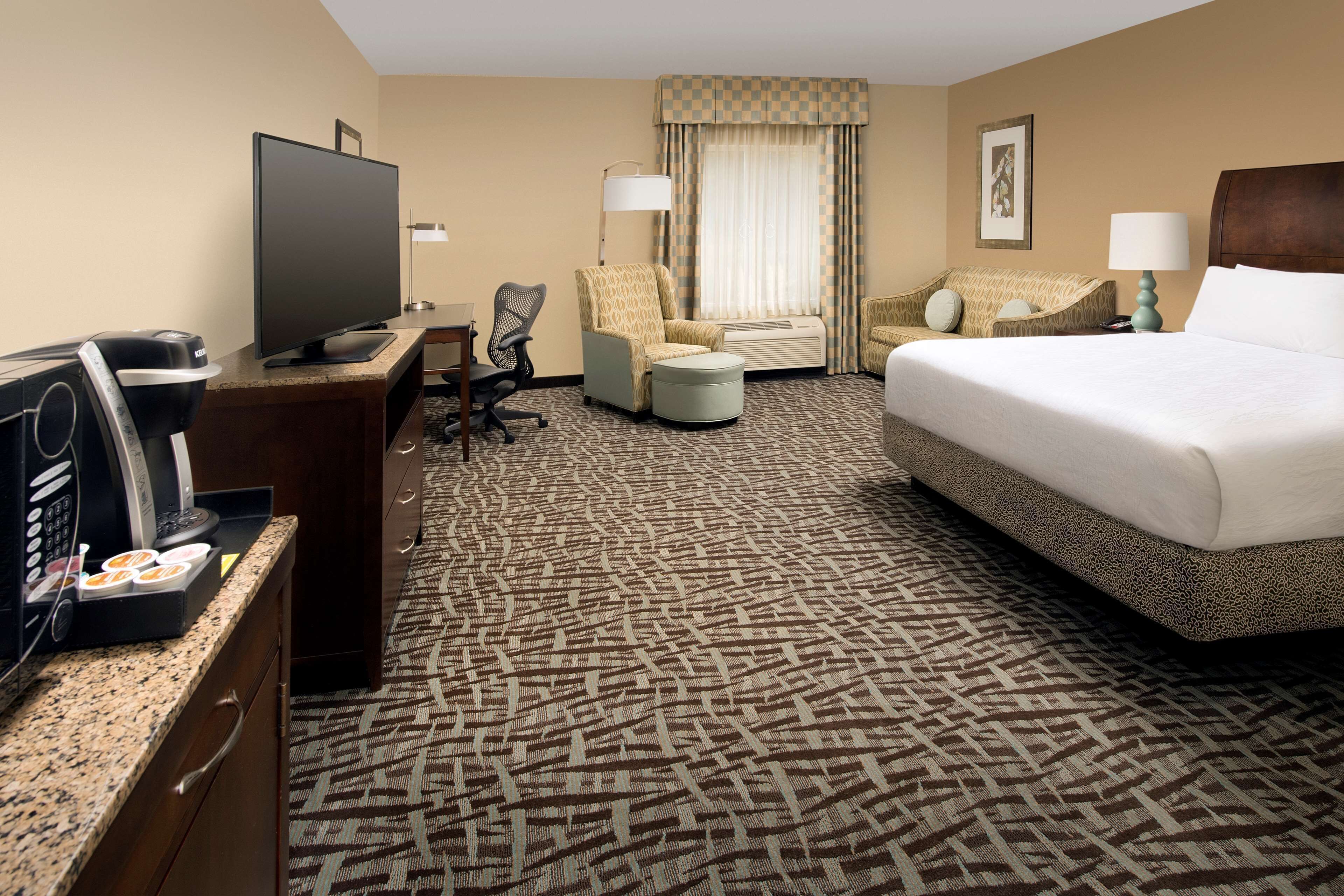 Premium bedding, down comforters, Select Comfort beds, desk