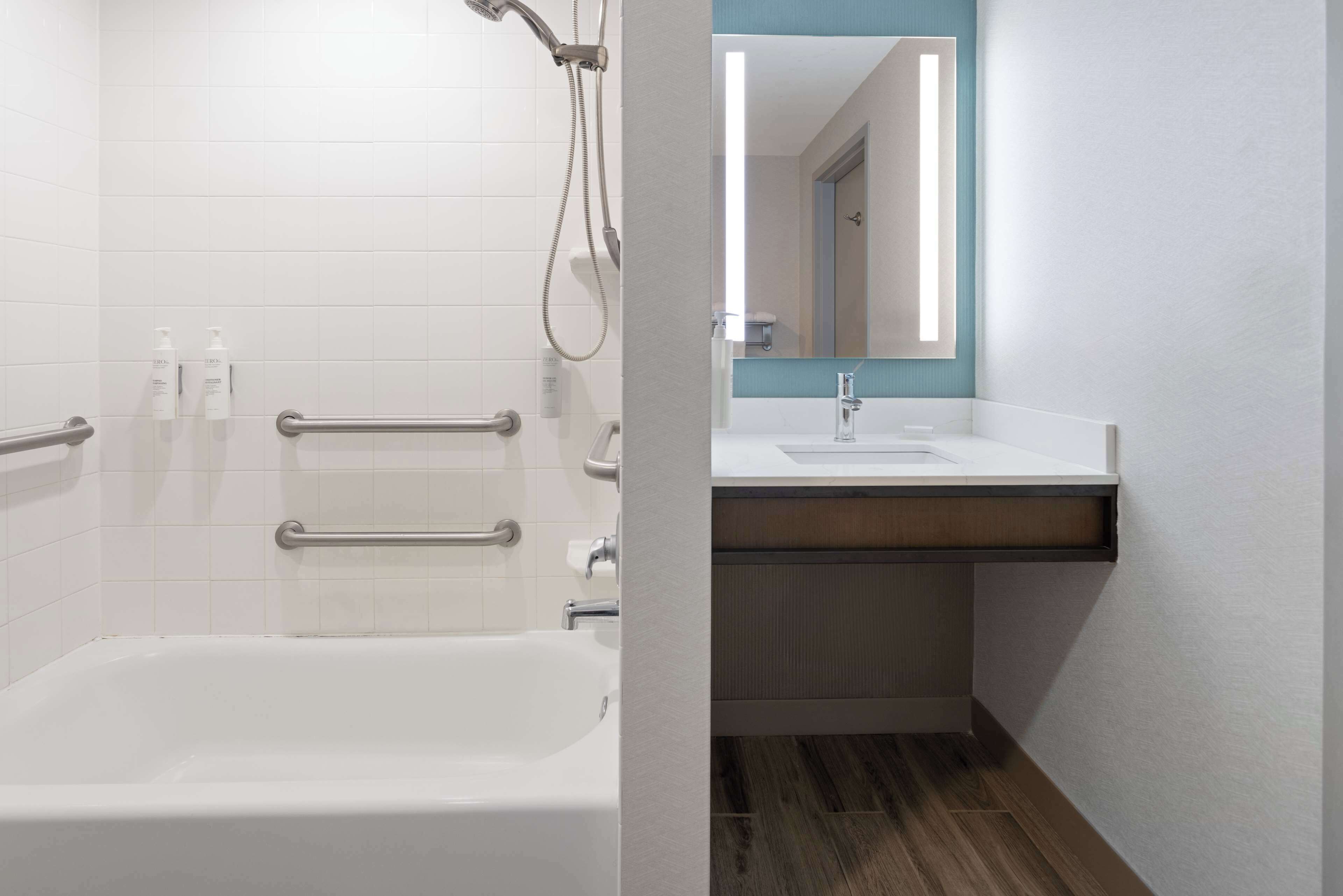 premium bedding, down duvets, select comfort beds, desk