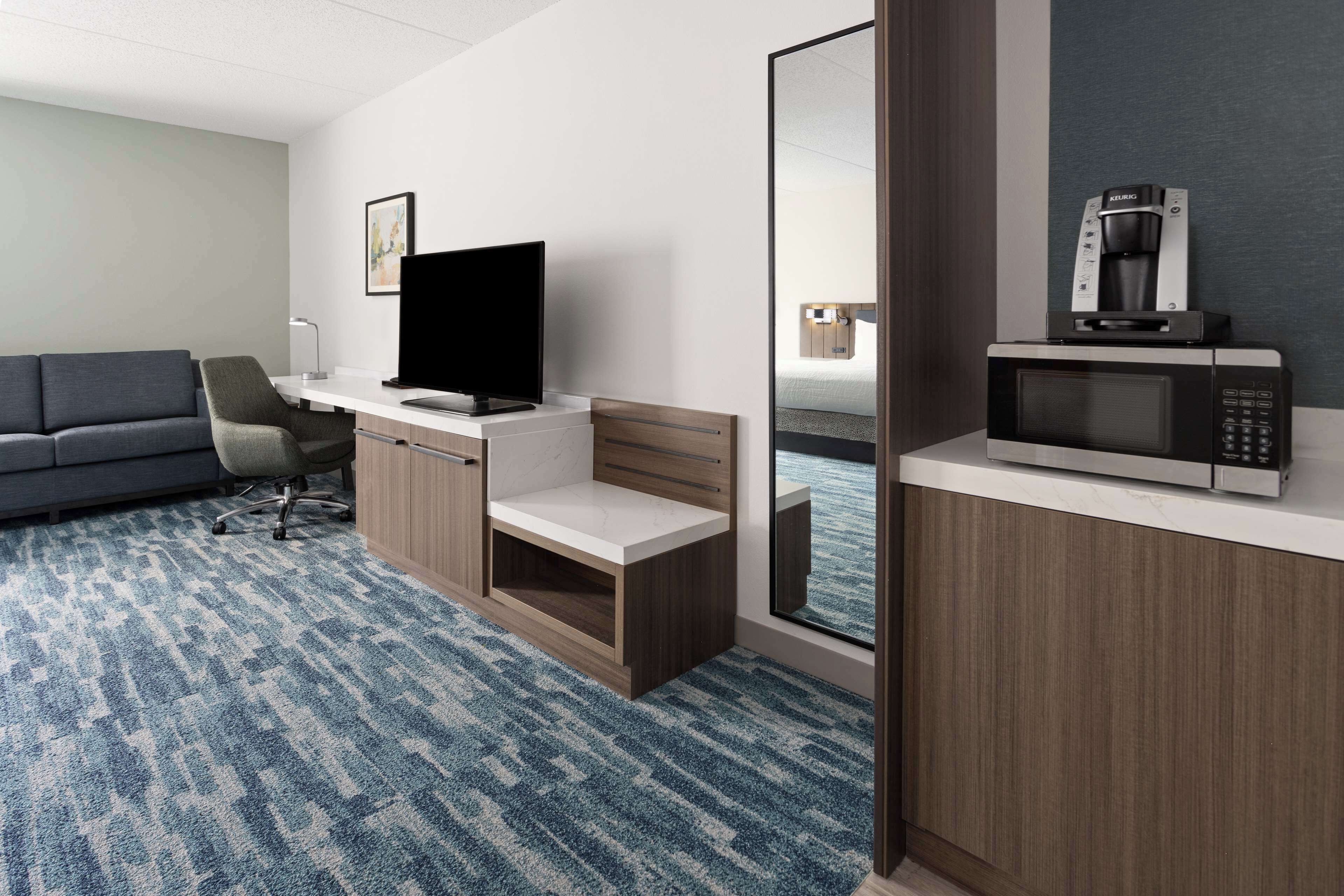 premium bedding, down duvets, select comfort beds, desk