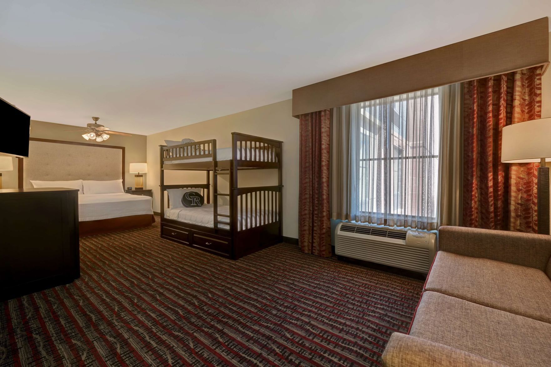 Hypo-allergenic bedding, individually decorated, individually furnished