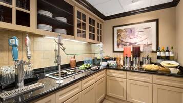 Free daily buffet breakfast