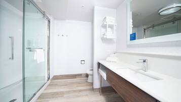 Free toiletries, hair dryer, towels