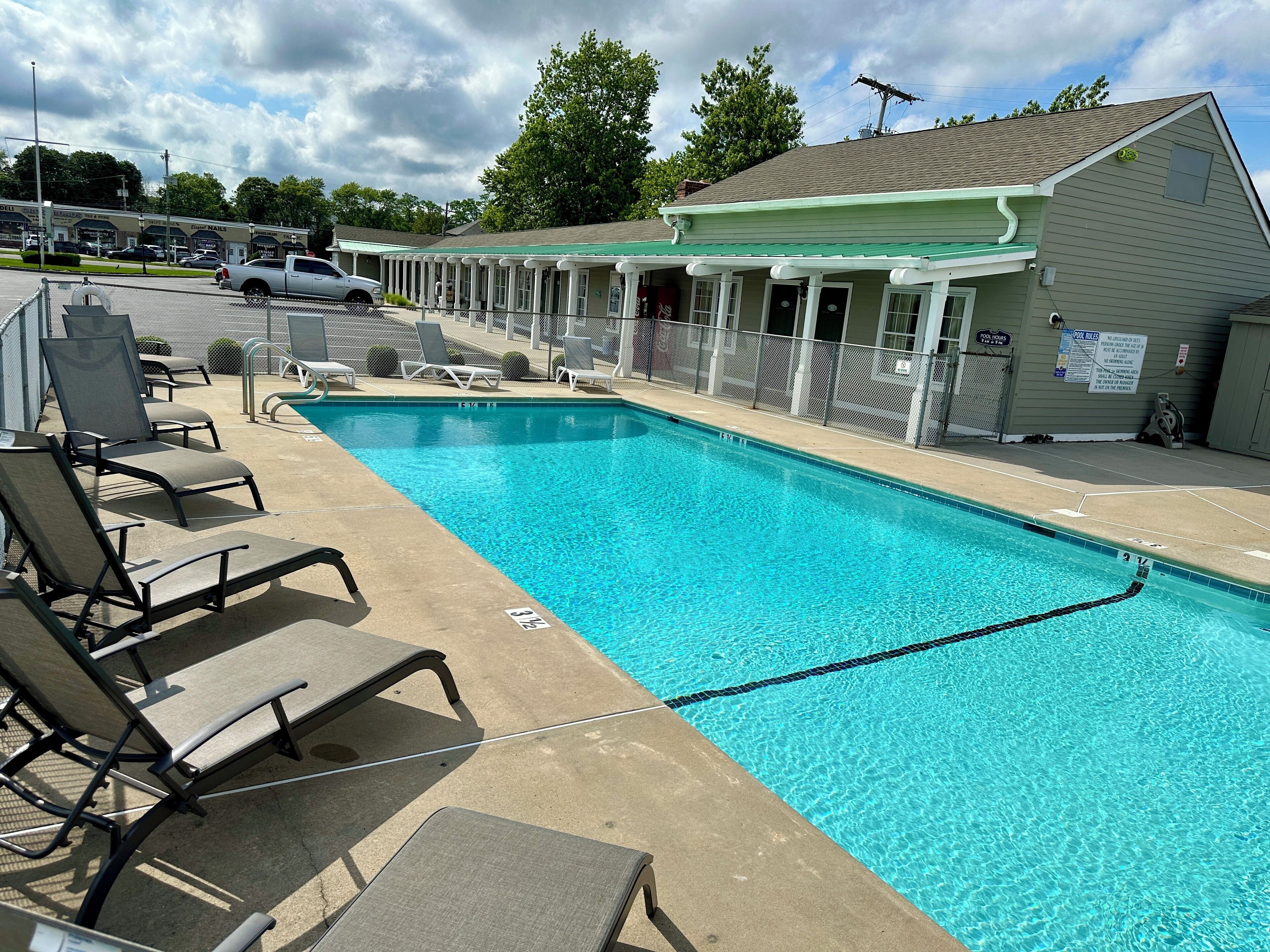 Seasonal outdoor pool