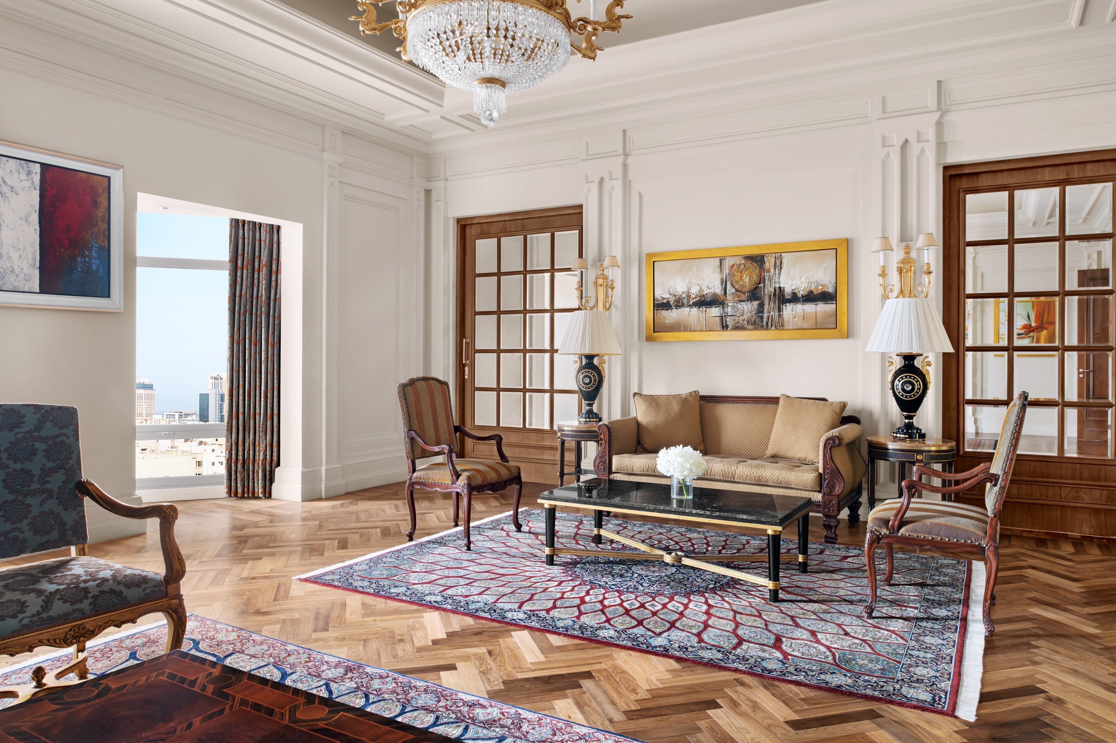 luxury suite, 1 bedroom (luxury bath view) | minibar, in-room safe, individually decorated, individually furnished