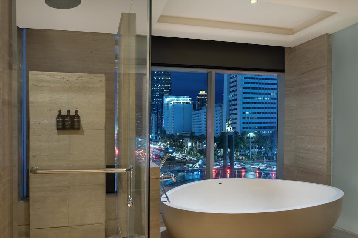 1 slaapkamer, luxe beddengoed, pillowtop-bedden, een gratis minibar