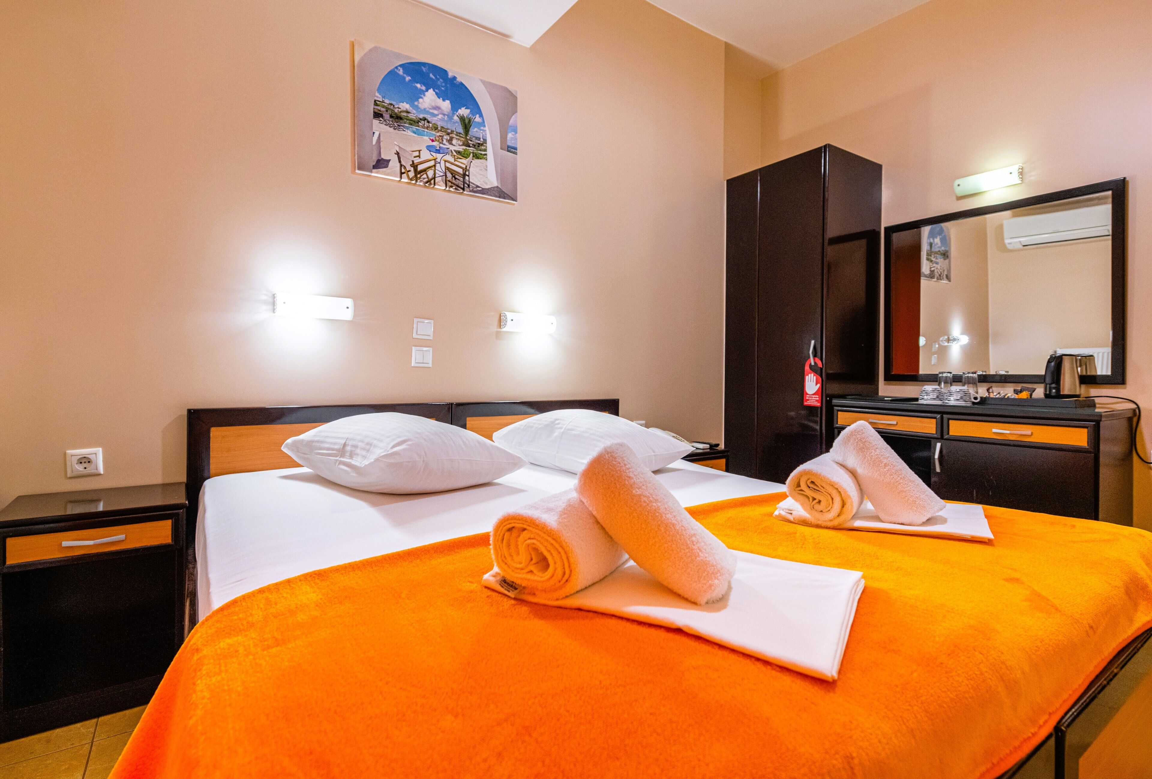 double or twin room | minibar, desk, blackout curtains, iron/ironing board