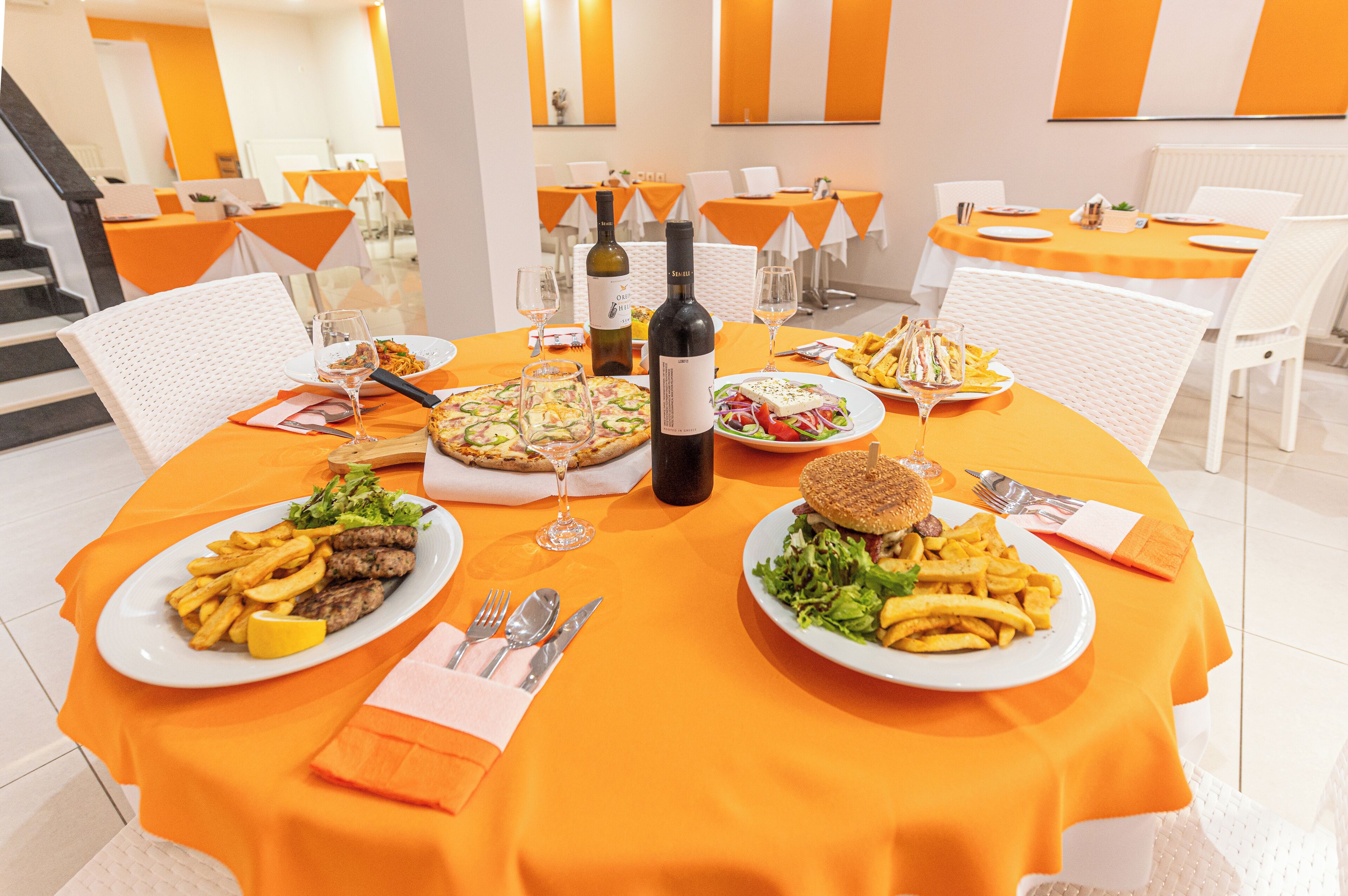 breakfast, lunch, dinner served; greek cuisine