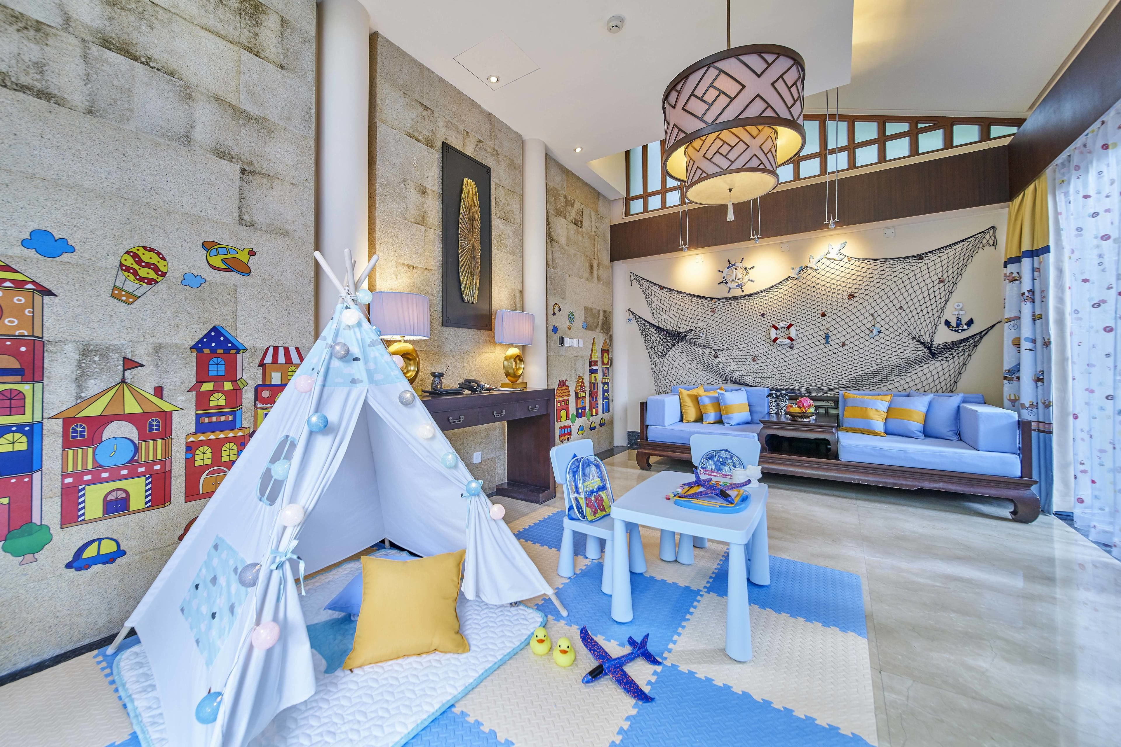 family pool villa | minibar, in-room safe, desk, blackout curtains