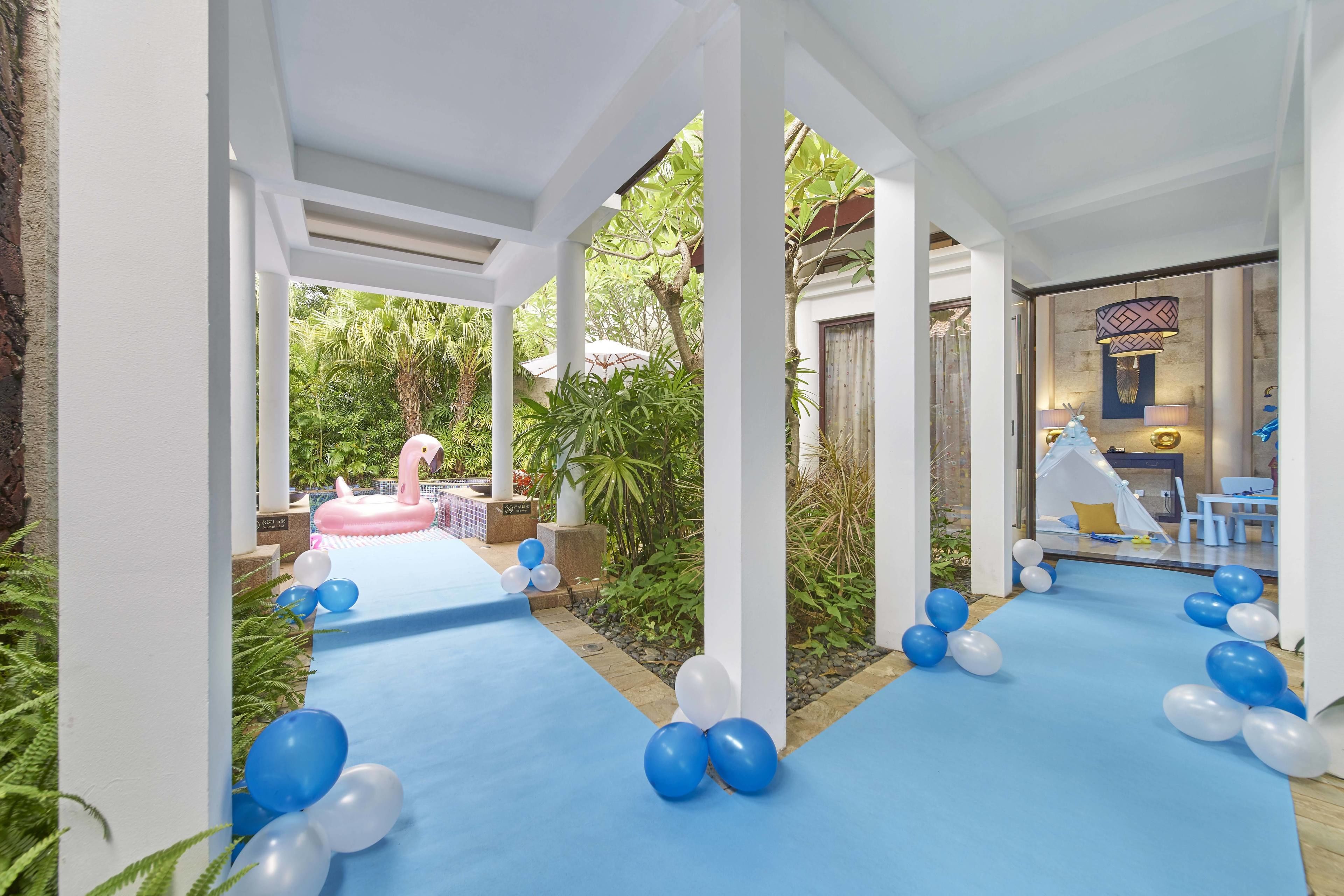 family pool villa | minibar, in-room safe, desk, blackout curtains