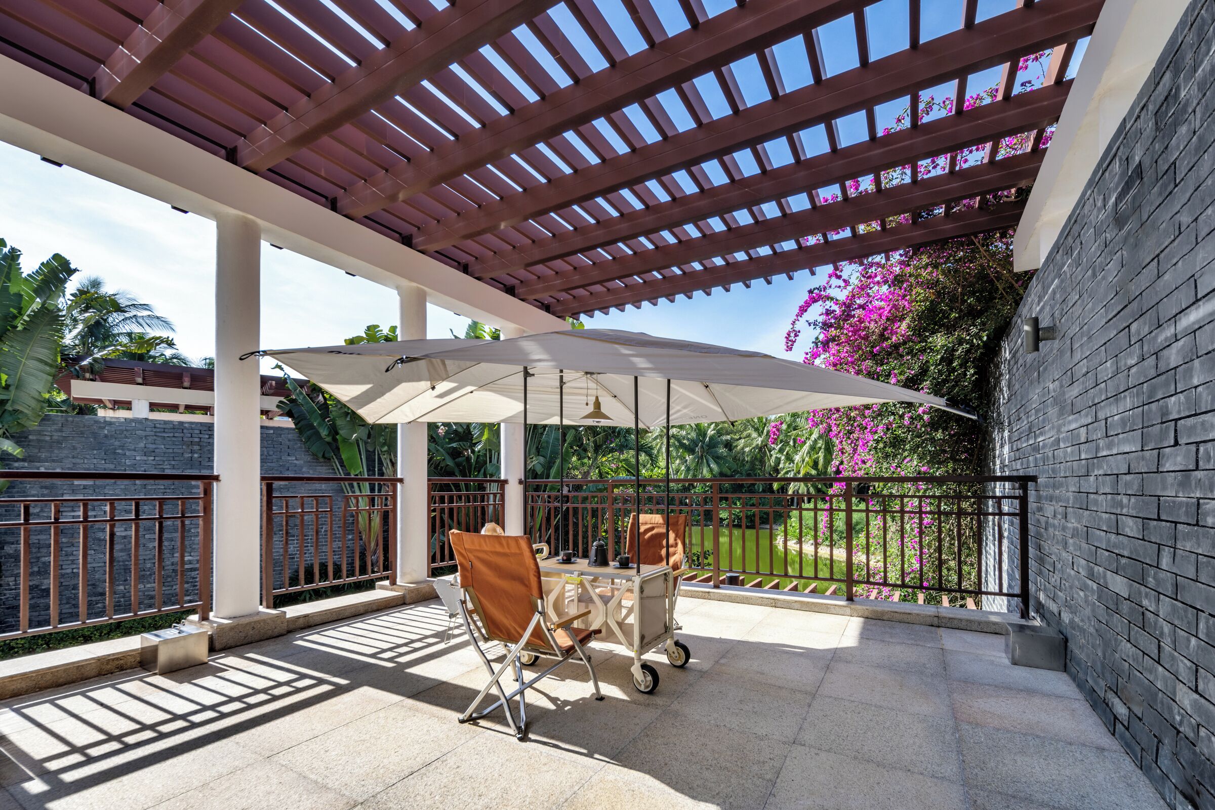 spa sanctuary pool villa | terrace/patio