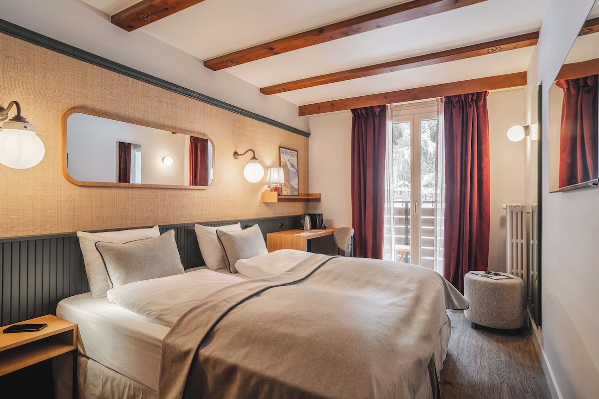 1 habitación y ropa de cama de alta calidad