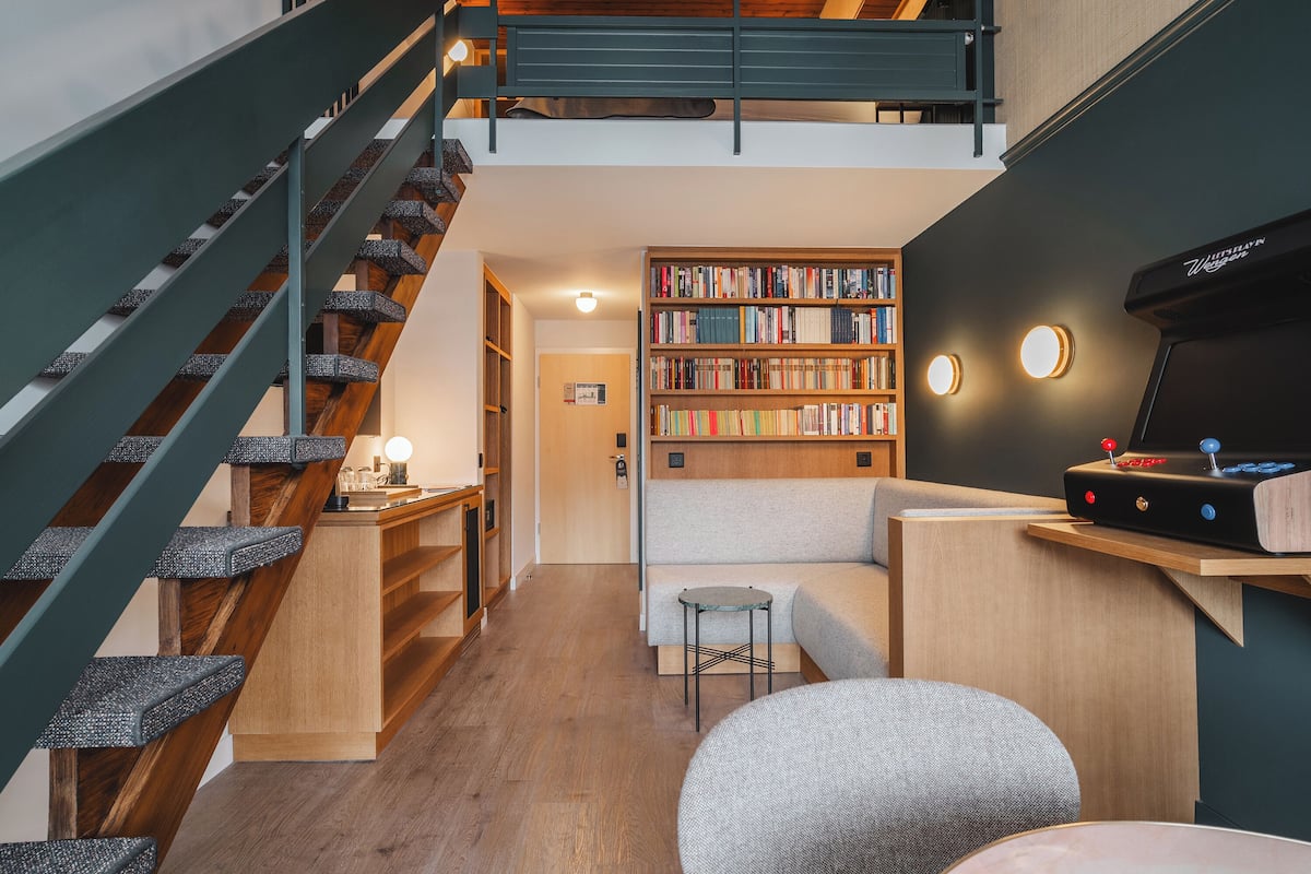 1 habitación y ropa de cama de alta calidad
