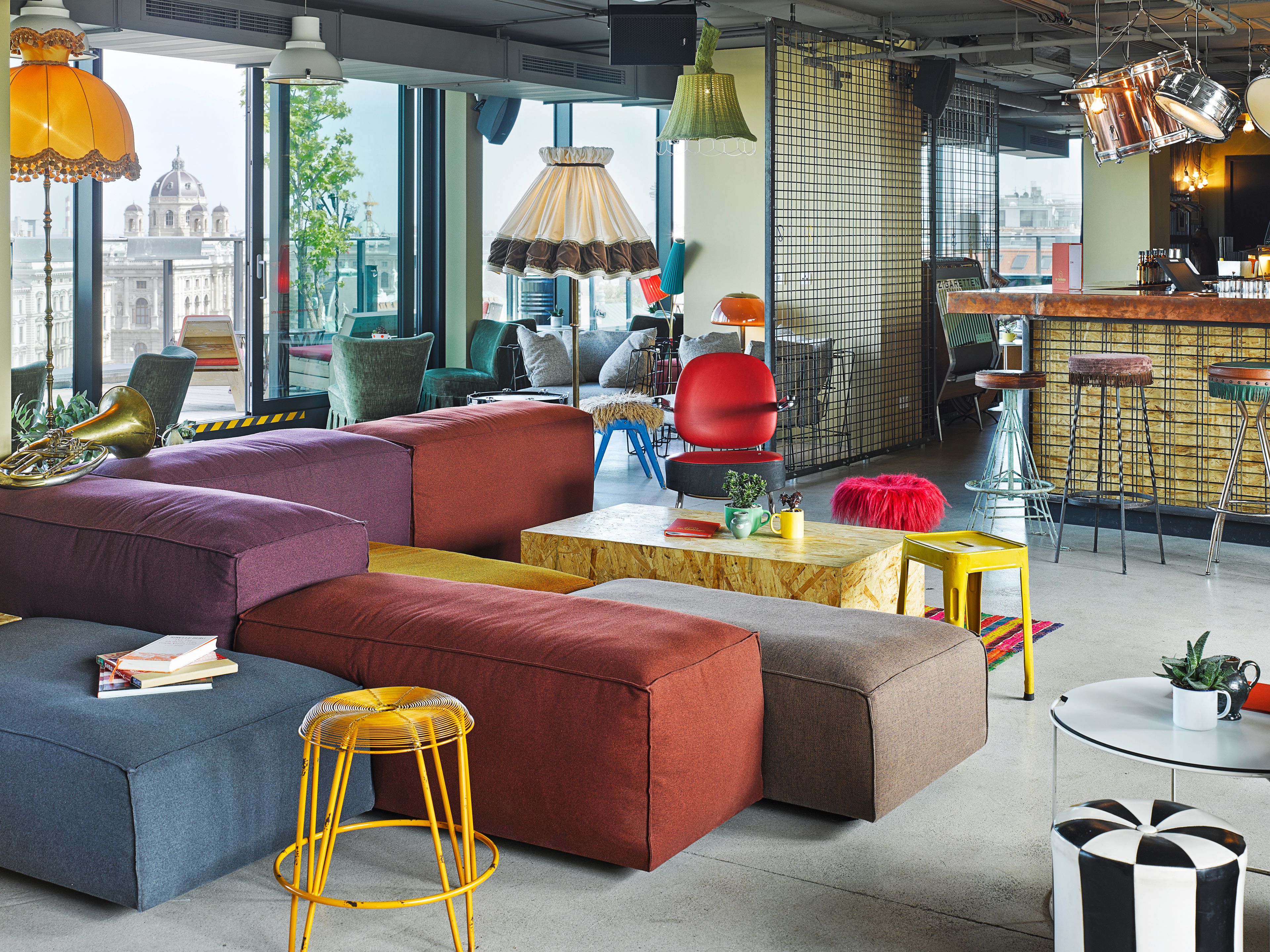 Bar ở tầng thượng 