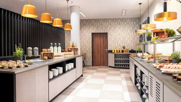 Daily buffet breakfast (EUR 16 per person)