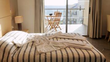 In-room safe, blackout curtains, iron/ironing board, bed sheets