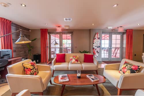 Lobby sitting area