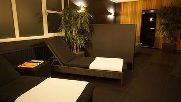 Minibar, desk, laptop workspace, blackout curtains