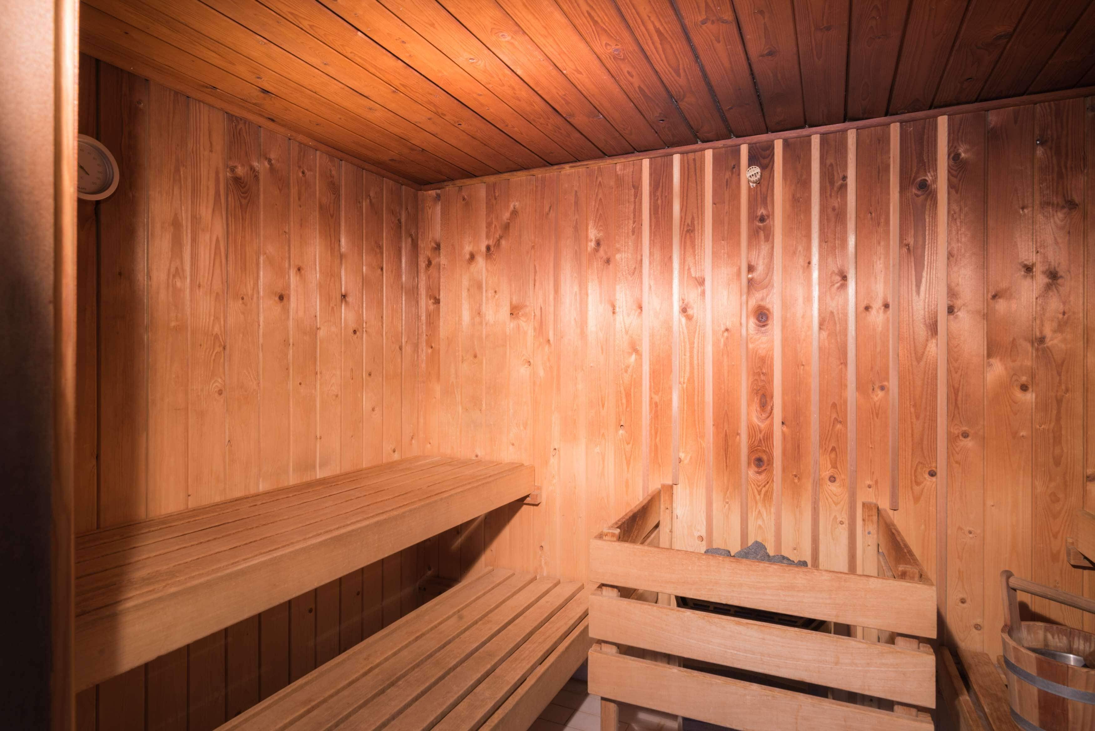 sauna, steam room