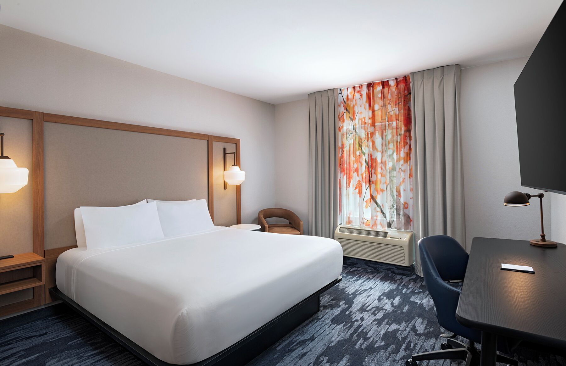 Ropa de cama de alta calidad, cubrecamas y escritorio 