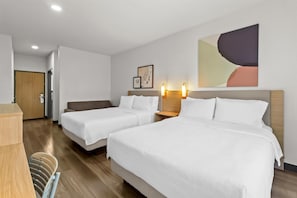 Room, 2 Queen Beds | Desk, laptop workspace, iron/ironing board, free WiFi