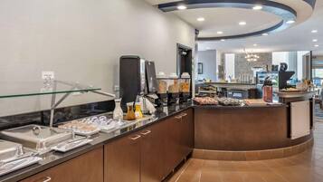 Free daily buffet breakfast