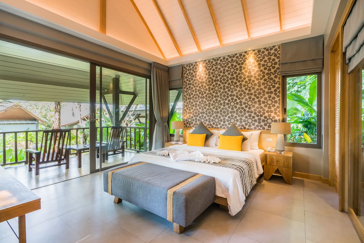 Garden View Deluxe (Villa) | Minibar, coffre-fort pour ordinateur portable, rideaux dâobscurcissement