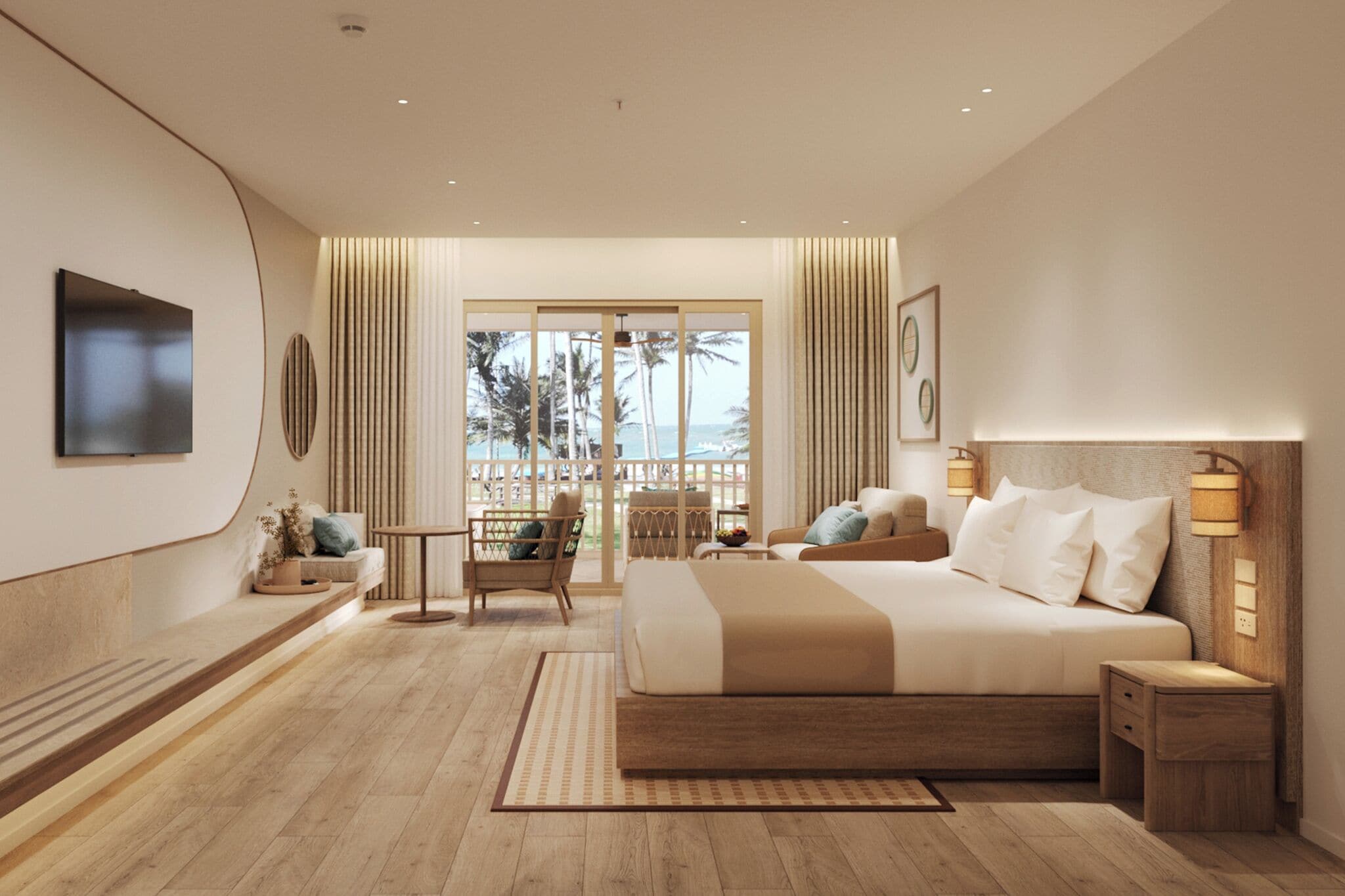 Sea View Grande Deluxe (Building) | Minibar, caja fuerte, cortinas opacas y wifi gratis