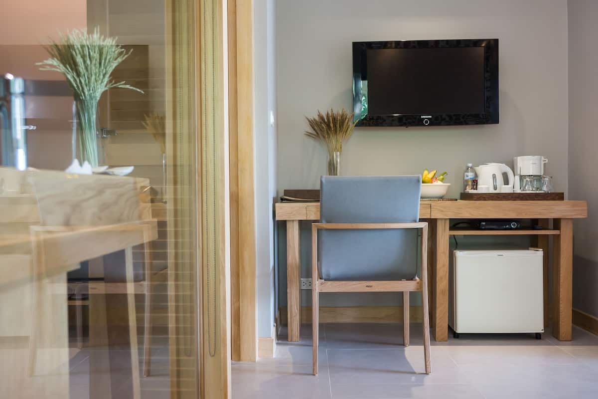 Beachfront Deluxe Villa | Minibar, coffre-fort pour ordinateur portable, rideaux dâobscurcissement