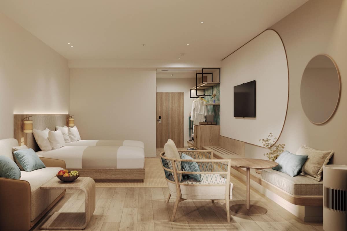 Sea View Grande Deluxe (Building) | Minibar, coffre-fort pour ordinateur portable, rideaux dâobscurcissement